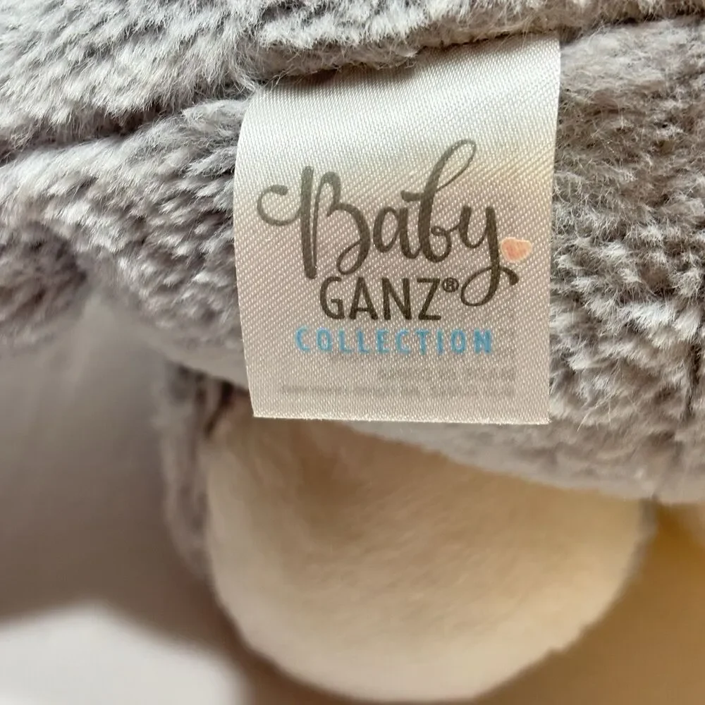 Baby Ganz Plush Elephant Jellybean Gray Medium Stuffed Animal Toy
